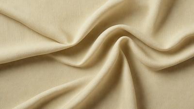 The primary subject of the image is a piece of fabric, which appears to be a brown or tan-colored material. The setting is a close-up view of the fabric, showcasing its texture and details. The visual style is a realistic representation of the fabric, capturing its natural appearance. The colors and mood of the image are warm and earthy, with the fabric's natural hues creating a sense of comfort and coziness.