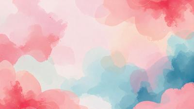 The primary subject of the image is a colorful, abstract design featuring a mix of pink, blue, and white colors. The setting is a pink and blue background, which adds to the overall visual style. The design appears to be a combination of a painting and a pattern, creating a unique and artistic appearance. The colors and mood of the image are vibrant and lively, evoking a sense of creativity and playfulness.