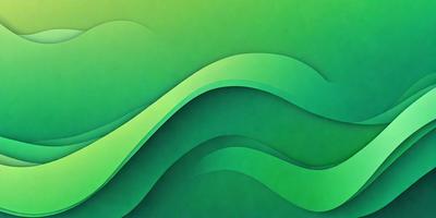 The primary subject of the image is a green wave or water-like pattern. The setting is a green background, which adds to the overall atmosphere. The visual style is a combination of digital art and illustration, creating a unique and eye-catching design. The colors and mood convey a sense of calmness and tranquility, as the green hues evoke a connection to nature and the ocean.