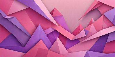 The primary subject of the image is a mountainous landscape, featuring a series of triangular shapes in shades of pink and purple. The setting is a pink and purple background, which adds to the overall visual style. The image appears to be a digital art or illustration, with a focus on the mountainous terrain and the unique color combination. The colors and mood of the image are predominantly pink and purple, creating a sense of warmth and creativity.