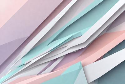 The primary subject of the image is a colorful, abstract artwork featuring a mix of pink, blue, and green colors. The setting is a white background, which provides a clean and minimalist appearance. The visual style is a combination of digital art and illustration, creating a unique and eye-catching design. The colors and mood of the artwork are vibrant and lively, evoking a sense of creativity and energy.