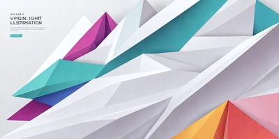The primary subject of the image is a large, colorful, and abstract mountain made of paper. The mountain is composed of various colors, including blue, purple, and yellow. The setting is a white background, which contrasts with the vibrant colors of the paper mountain. The visual style is a combination of digital art and illustration, creating a unique and eye-catching design. The overall atmosphere is lively and dynamic, with the paper mountain serving as the focal point of the image.