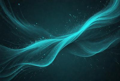 The primary subject of the image is a blue, flowing, and swirling pattern. The setting is a dark blue background, which creates a contrasting and dramatic effect. The visual style is a digital art or illustration, as the pattern appears to be digitally created or manipulated. The colors and mood of the image are predominantly blue, creating a sense of calmness and tranquility.