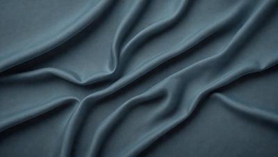 The primary subject of the image is a blue fabric, which appears to be a piece of cloth or a piece of clothing. The setting is a close-up view of the fabric, showcasing its texture and details. The visual style is a detailed, up-close representation of the fabric, possibly a photo or a digital artwork. The colors and mood of the image are predominantly blue, giving it a calm and serene atmosphere.