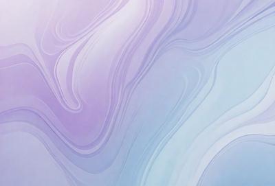 The primary subject of the image is a purple and blue swirling pattern, which appears to be a digital art or illustration. The setting is a white wall, and the visual style is a combination of digital art and illustration. The dominant colors in the image are purple and blue, creating a calming and soothing atmosphere.