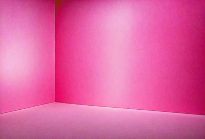 The primary subject of the image is a pink wall. The setting is a room with a pink wall, and the visual style is a photo. The dominant colors in the image are pink, and the overall atmosphere is bright and vibrant.