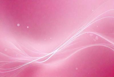 The primary subject of the image is a pink background with a white, flowing, and swirling design. The setting is a pink background, and the visual style is a digital art or illustration. The colors and mood of the image are predominantly pink and white, creating a soft and elegant atmosphere.