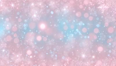 The primary subject of the image is a pink and blue background with a pattern of stars. The setting is a space with a celestial theme, and the visual style is a digital art or illustration. The dominant colors are pink and blue, creating a warm and inviting atmosphere.