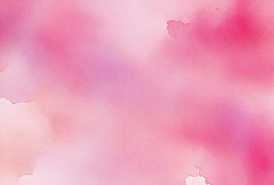 The primary subject of the image is a pink cloudy sky. The setting is a cloudy sky, and the visual style is a digital art or illustration. The dominant colors are pink and purple, creating a warm and calming atmosphere.