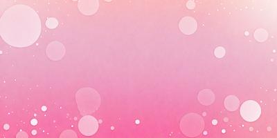 The primary subject of the image is a pink background with a pattern of white bubbles. The setting is a pink wall, and the visual style is a combination of a photo and digital art. The dominant colors are pink and white, creating a warm and inviting atmosphere.