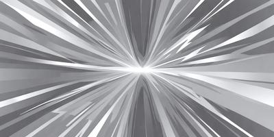 The primary subject of the image is a bright light, which appears to be a light source or a light bulb. The light is shining through a glass or a crystal, creating a visually striking scene. The setting is a room with a gray background, which adds to the overall atmosphere of the image. The visual style of the image is a combination of digital art and illustration, creating a unique and eye-catching design. The colors in the image are predominantly gray, with the light source adding a touch of bright