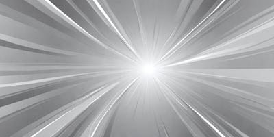 The primary subject of the image is a bright light source, which appears to be a sun or a light bulb. The light source is located in the center of the image, and it is surrounded by a silver background. The visual style of the image is a combination of photo and digital art, creating a unique and eye-catching effect. The colors and mood of the image are predominantly silver and white, giving it a clean and modern appearance.