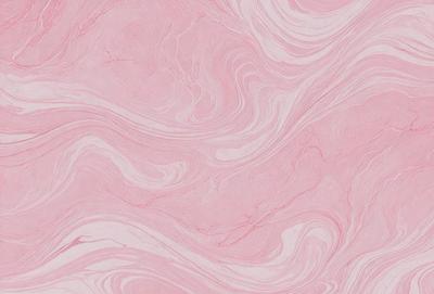 The primary subject of the image is a pink marbled surface, which appears to be a marble wall or a marbled countertop. The setting is a room with a pink and white color scheme. The visual style is a close-up of the marbled surface, showcasing its unique texture and pattern. The colors and mood of the image are predominantly pink and white, creating a warm and inviting atmosphere.