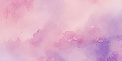 The primary subject of the image is a purple cloudy sky. The setting is a cloudy sky with a pinkish hue, creating a serene and calming atmosphere. The visual style is a watercolor painting, giving the scene a vibrant and artistic touch. The colors and mood convey a sense of tranquility and beauty, making the image an appealing and captivating piece of art.