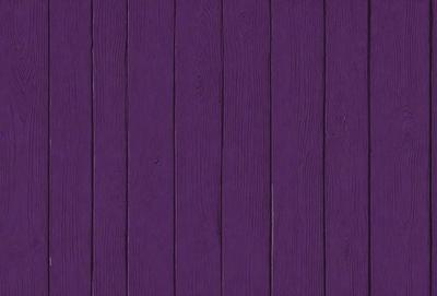 Purple wall with wooden planks.