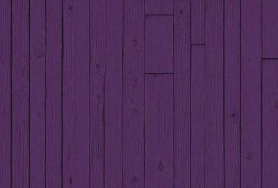 Purple wood flooring with a patterned design.