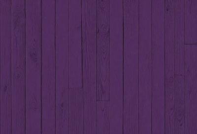 Purple wood flooring.