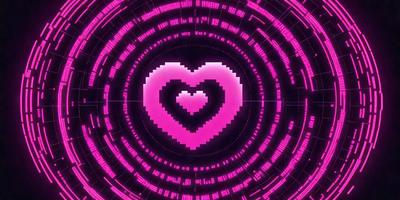 Heart: [what is the main object, scene, or focus of the image]
Pink: [what is the main object, scene, or focus of the image]
Digital: [what is the main object, scene, or focus of the image]