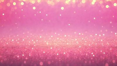 The primary subject of the image is a pink background with a pattern of glittering, sparkling lights. The setting is a pink background, and the visual style appears to be a combination of a photo and digital art. The colors and mood of the image are predominantly pink, with a warm and inviting atmosphere.