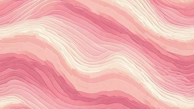 The primary subject of the image is a pink and white striped pattern, which appears to be a digital art or illustration. The setting is a pink and white striped surface, which could be a wallpaper or a fabric. The visual style is a combination of digital art and illustration, creating a unique and eye-catching design. The colors and mood of the image are predominantly pink and white, giving it a warm and inviting atmosphere.