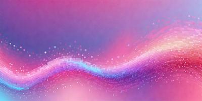 The primary subject of the image is a colorful, swirling pattern that resembles a rainbow. The setting is a pink background, which adds to the overall mood of the image. The visual style is a combination of digital art and illustration, creating a vibrant and dynamic scene. The colors and mood of the image are predominantly pink and lively, evoking a sense of joy and energy.