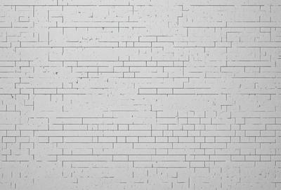 The primary subject of the image is a white brick wall. The setting is a brick wall, and the visual style is a photo. The colors and mood of the image are predominantly white, giving it a clean and minimalist appearance.