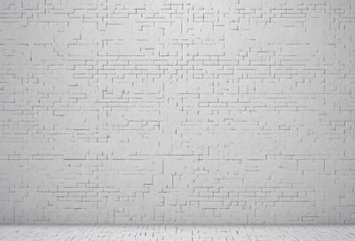 The primary subject of the image is a white brick wall. The setting is a white brick wall with a pattern of white bricks. The visual style is a photo of a brick wall. The colors and mood of the image are predominantly white, giving it a clean and minimalist appearance.