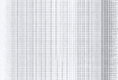The primary subject of the image is a white and black checkered pattern. The setting is a white wall, and the visual style is a patterned design. The dominant colors are white and black, creating a clean and classic atmosphere.