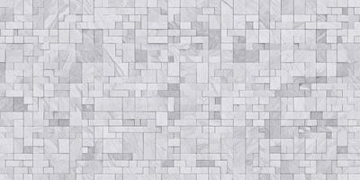 The primary subject of the image is a large, square tile with a marble pattern. The setting is a white wall, and the visual style is a close-up of the tile. The colors and mood of the image are predominantly white, giving it a clean and minimalist appearance.