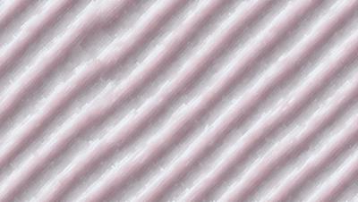 The primary subject of the image is a pattern of white and pink stripes. The setting is a white background, which provides a clean and minimalist appearance. The visual style is a combination of digital art and illustration, creating a unique and eye-catching design. The colors and mood of the image are predominantly white and pink, giving it a fresh and vibrant feel.