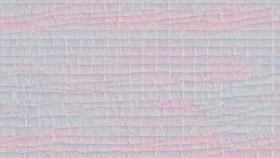 The primary subject of the image is a large, colorful, and textured wallpaper. The setting is a room with a pink and white color scheme. The visual style is a combination of digital art and illustration, creating a unique and eye-catching design. The dominant colors are pink and white, giving the room a warm and inviting atmosphere.
