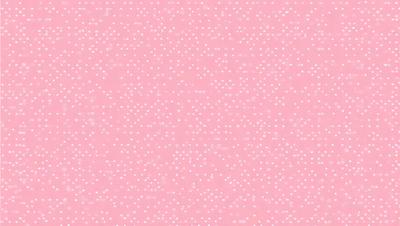 The primary subject of the image is a pink background with white dots. The setting is a pink and white polka dot pattern, which creates a visually appealing and playful atmosphere. The visual style is a pattern, and the colors and mood are predominantly pink and white, giving the image a cheerful and vibrant appearance.
