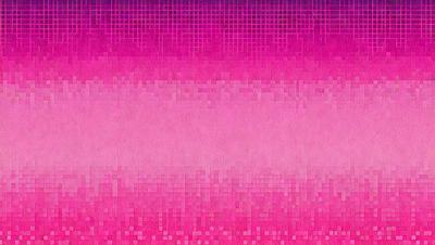 The primary subject of the image is a pink background with a pattern of squares. The setting is a digital artwork, and the visual style is a combination of digital art and illustration. The dominant colors are pink and purple, creating a warm and inviting atmosphere.