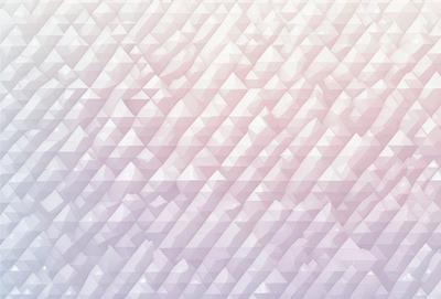 The primary subject of the image is a large, colorful, and intricate pattern of triangles. The pattern is composed of various shades of pink and white, creating a visually appealing and vibrant scene. The setting is a white background, which contrasts with the colorful pattern, making it the focal point of the image. The visual style of the image is a combination of digital art and illustration, showcasing the artist's creativity and skill in designing the triangular pattern. The overall