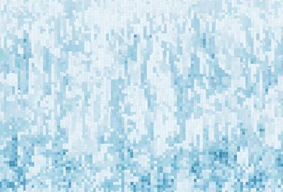The primary subject of the image is a blue and white patterned surface, which appears to be a digital art or illustration. The setting is a blue and white ocean, creating a serene and calming atmosphere. The visual style is a combination of digital art and illustration, with the blue and white patterned surface adding a unique and artistic touch to the overall composition.