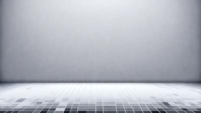 The primary subject of the image is a white wall with a gray background. The setting is a room with a white floor. The visual style is a photo, and the colors and mood are predominantly white and neutral.