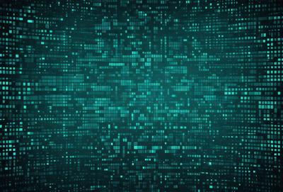 The primary subject of the image is a blue and green patterned background. The setting is a digital art or illustration, with a visually appealing and colorful design. The visual style is a combination of digital art and illustration, creating a unique and vibrant atmosphere. The dominant colors are blue and green, which contribute to the overall mood of the image.