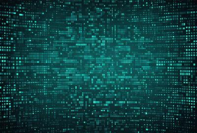 The primary subject of the image is a blue and green patterned background. The setting is a digital art or illustration, with a visually appealing and colorful design. The visual style is a combination of digital art and illustration, creating a unique and vibrant atmosphere. The dominant colors are blue and green, which contribute to the overall mood of the image.