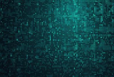 The primary subject of the image is a blue and green patterned background. The setting is a dark blue background with a green pattern, creating a visually striking contrast. The visual style is a digital art or illustration, as the pattern appears to be a digital creation. The colors and mood of the image are predominantly blue and green, giving it a calm and soothing atmosphere.
