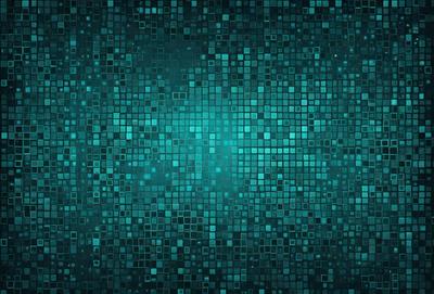 The primary subject of the image is a blue and green patterned background. The setting is a dark blue background with a green pattern, creating a visually striking contrast. The visual style is a digital art or illustration, as the pattern appears to be a digital creation. The colors and mood of the image are predominantly blue and green, with a slightly darker tone, giving the scene a calm and serene atmosphere.