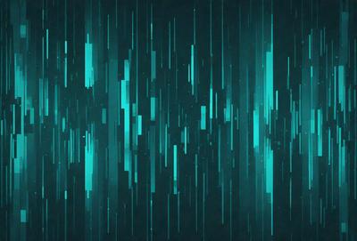 The primary subject of the image is a blue and green patterned background. The setting is a dark blue background with a green pattern, creating a visually striking contrast. The visual style is a digital art or illustration, as the pattern appears to be a digital creation. The colors and mood of the image are predominantly blue and green, with a sense of depth and intricacy in the pattern.