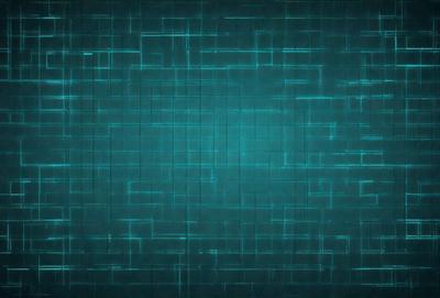 The primary subject of the image is a blue and green patterned wallpaper. The setting is a room with a blue and green wallpapered wall. The visual style is a patterned wallpaper, which gives the room a unique and colorful atmosphere.