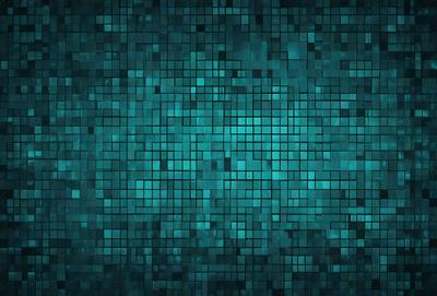 The primary subject of the image is a blue and green patterned background. The setting is a blue and green ocean, with a blue and green patterned background. The visual style is a digital art, illustration, or pattern. The dominant colors are blue and green, creating a calm and serene atmosphere.