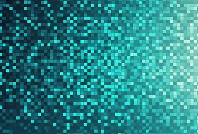 The primary subject of the image is a blue and green patterned background. The setting is a blue and green ocean, with a blue and green patterned background. The visual style is a digital art or illustration, creating a vibrant and colorful atmosphere. The dominant colors are blue and green, giving the image a calming and serene mood.