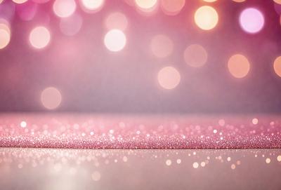 The primary subject of the image is a pink background with a pattern of pink and white lights. The setting is a pink surface, and the visual style is a photo. The colors and mood of the image are predominantly pink, creating a warm and inviting atmosphere.