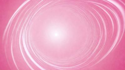 The primary subject of the image is a pink circle with a white center. The circle appears to be a part of a larger pink spiral. The setting is a pink background, which creates a visually striking contrast with the white center of the circle. The visual style of the image is a combination of photo and digital art, giving it a unique and artistic appearance. The colors and mood of the image are predominantly pink and vibrant, evoking a sense of warmth and energy.