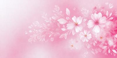 The primary subject of the image is a close-up of a pink flower. The setting is a pink background, which creates a visually appealing contrast with the flower. The visual style is a combination of a photo and digital art, as the flower appears to be a part of a larger pink flower arrangement. The colors and mood of the image are predominantly pink, creating a warm and inviting atmosphere.