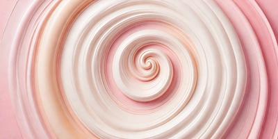 The primary subject of the image is a spiral pattern, which is the main object, scene, or focus of the image. The spiral pattern is set against a pink background, creating a visually striking contrast. The spiral pattern is a digital art piece, showcasing the artist's skill in creating intricate designs. The overall atmosphere of the image is vibrant and eye-catching, with the pink background adding a touch of warmth and energy to the scene.