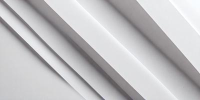 The primary subject of the image is a long row of white blinds. The setting is a white wall, and the visual style is a close-up of the blinds. The colors and mood of the image are predominantly white, giving it a clean and minimalist appearance.
