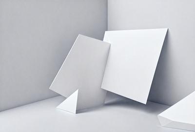 The primary subject of the image is a white square, which is the main object, scene, or focus of the image. The setting is a white background, which provides a clean and minimalistic environment. The visual style is a photo, as it captures the white square in its natural form. The colors and mood of the image are predominantly white, giving it a clean and simple appearance.
